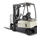 Forklift image with white background