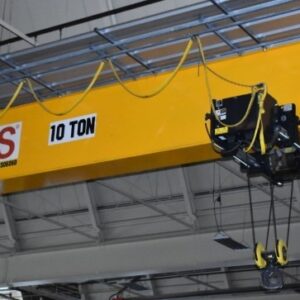 image of a yellow a Gantry or Overhead Crane