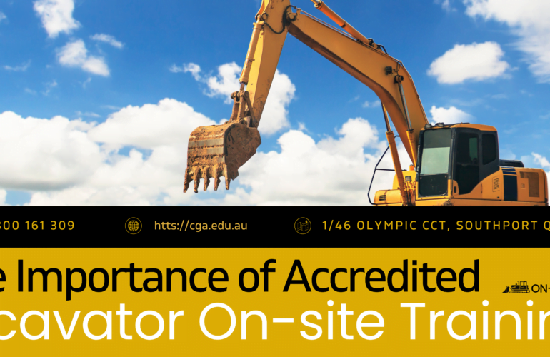 accredited excavator on-site training
