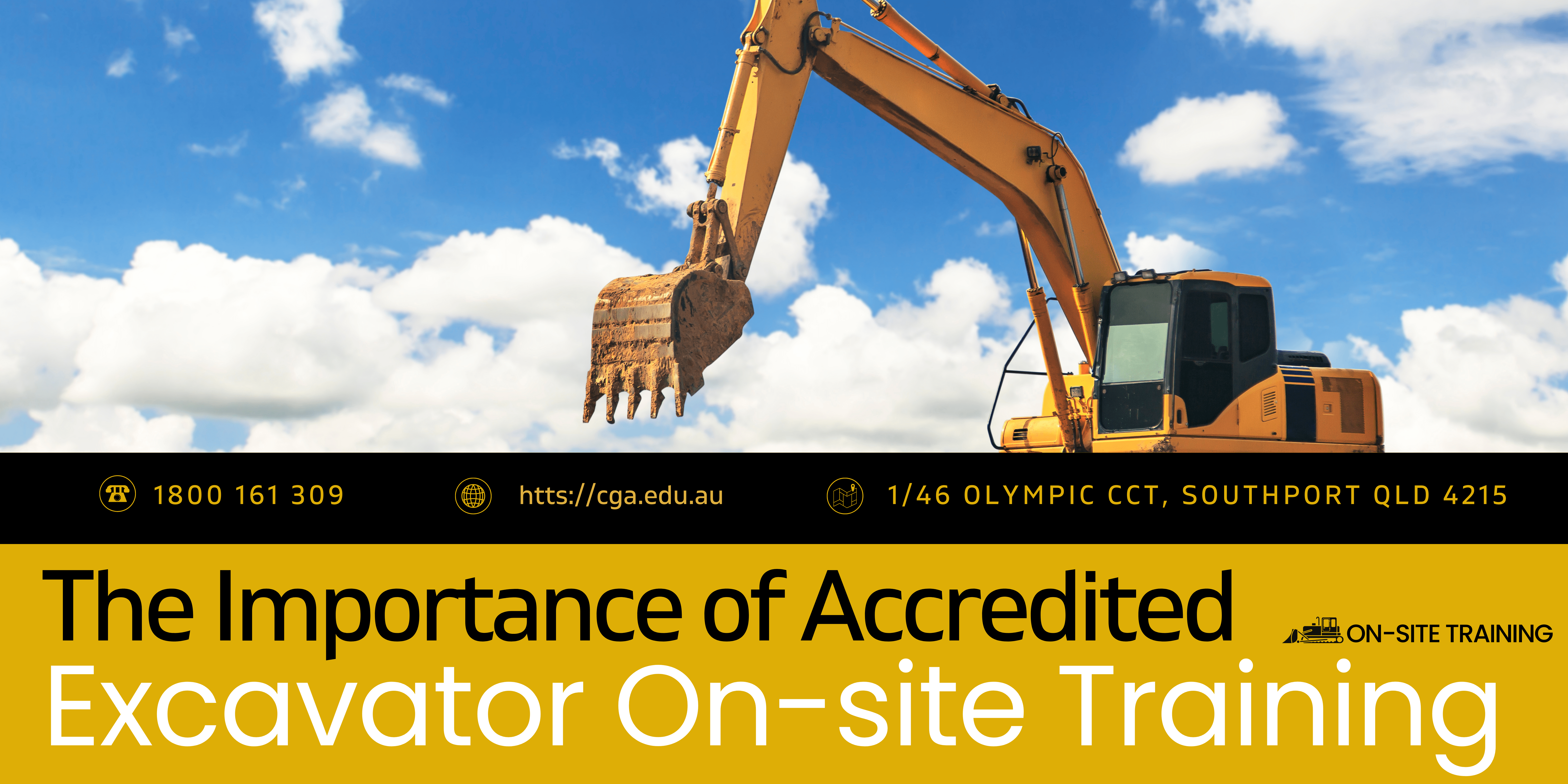 accredited excavator on-site training
